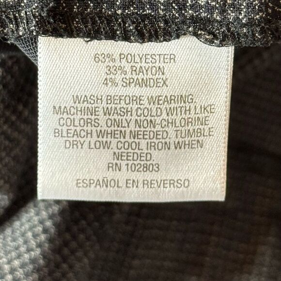 JM Collection Gray Petite Pants size 10P - Picture 4 of 5